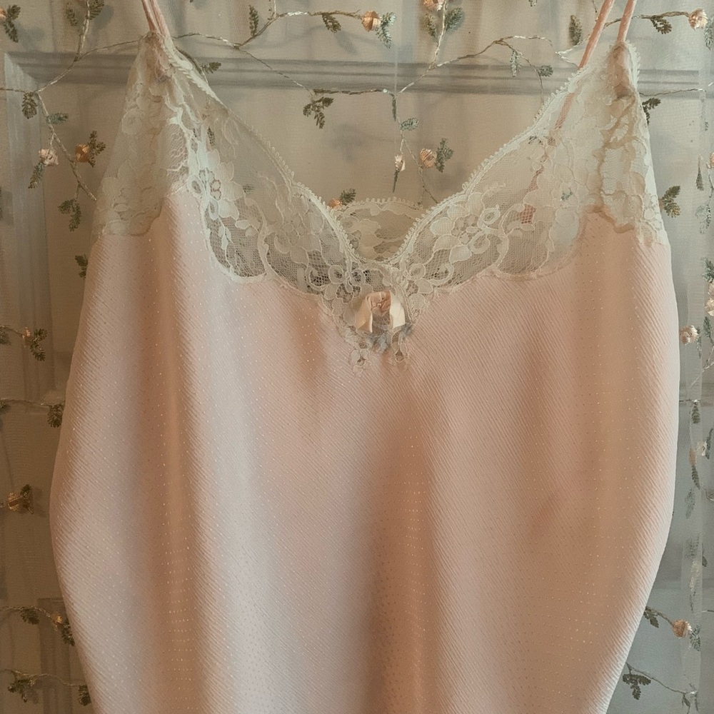 rare vintage dior cream lace cami - Picture 2 of 5
